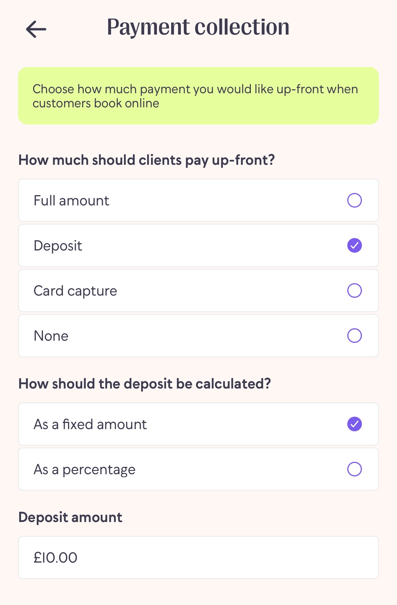 Deposits and Prepayment